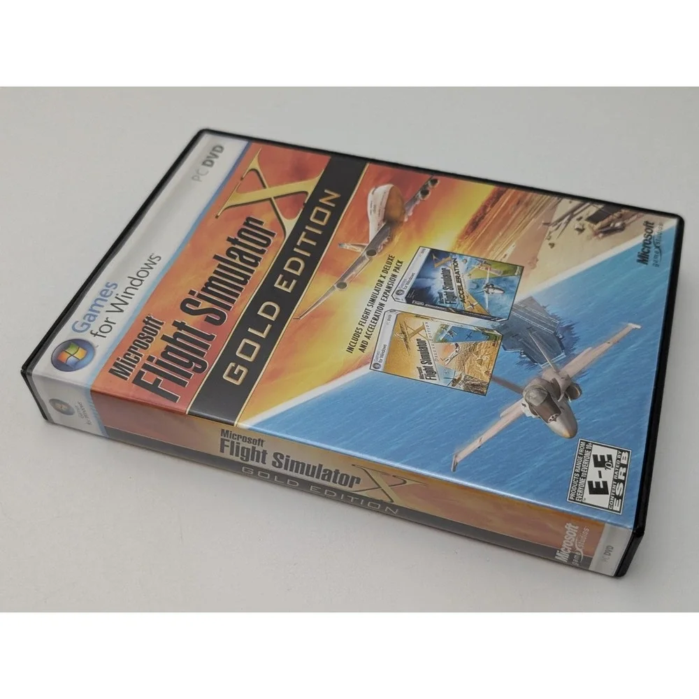 Microsoft Flight Simulator X Gold Edition PC Game 2008 w/ Keys